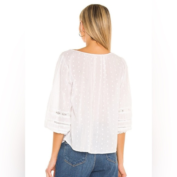 VELVET BY GRAHAM & SPENCER Imani Blouse in White - Picture 3 of 7